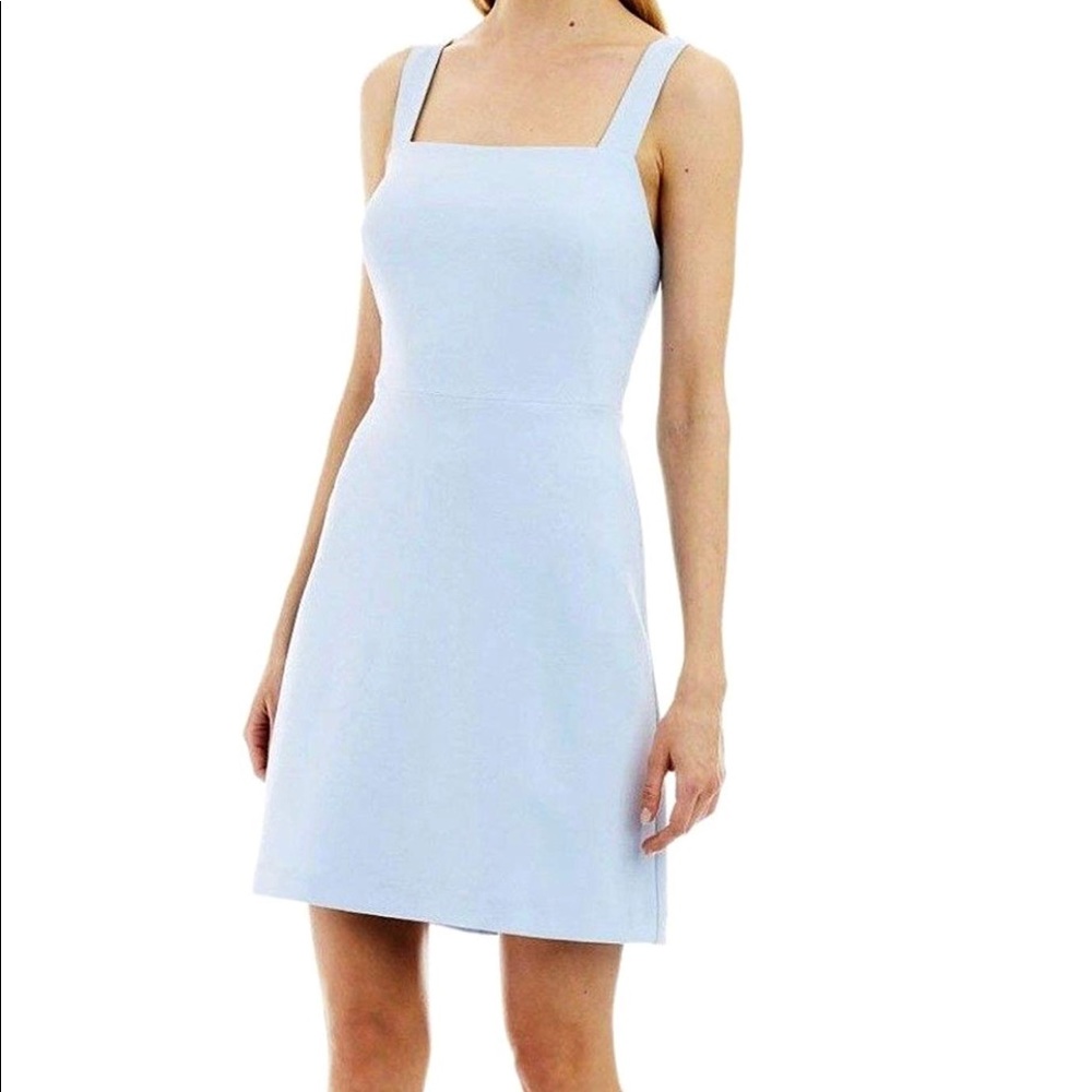 Nicole Miller Bow-Back Stretch Crepe Dress